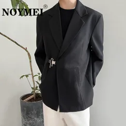 Men's Suits Blazers NOYMEI Casual Splicing Design Suit Autumn Korean 2023 Men Blazer Fashion Temperament Causal Male Coat Solid Color WA389 230825