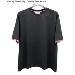 Camisetas para hombres Famosa marca de moda camiseta original de alta calidad algodón puro color sólido manga corta mujeres lujo casual cuello redondo tops