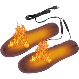 靴部品のアクセサリーUSB電気加熱インソール充電式加熱インソール冬の温暖化パッド女性のメンズインサートウォークフットウォーマー230825