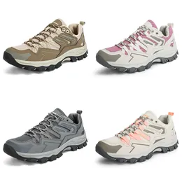running shoes mesh non-slip men woman gray purple pink brown trainers outdoor couple sneakers color4