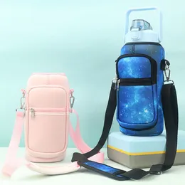 Other Drinkware 2000ml Cellphone Holder Portable Strap Camping Supplies Cup Covers Insulated Bag Water Bottle Sleeve Bottle Case 230825