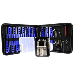 7pins Transparent Practice Lock Lock 30pcs Block Tools Set Locksmith Tools
