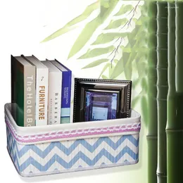 Корзины для хранения домашняя тканая полосатая корзина бамбука бамбука для ручной работы косметики Грязная одежда Игрушка