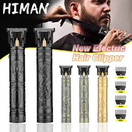 Electric Shavers T9 Hair Clipper Professional Trimmer for man 0mm Baldheaded Barber Cutting Machine Cordless Shaver 230826