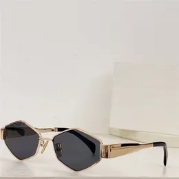 Neue Modedesign-Metallsonnenbrille 40236 Vintage kleiner Polygonrahmen einfacher und beliebter Stil vielseitige UV400-Schutzbrille für den Außenbereich