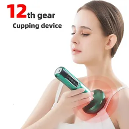 Back Massager Electric Cupping Sug Cup Scraping Anti Cellulitis Beauty and Health Care Massage Therapy 230826