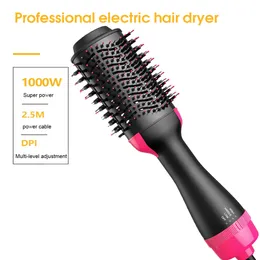 Curling Irons grzebienia grzebienia Suszarka do włosów i prostowanie pędzla elektrycznego Salon o jeden krok 230826