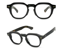 Männer Optische Brillen Marke Herren Quadratische Dicke Brillengestelle Vintage Mode Unisex Casual Plank Rahmen für Frauen Hanmade Myopie Brillen mit Box