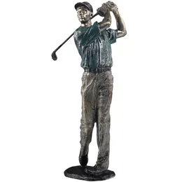 Dekorativa föremål Figurer Sports Golfer Home Wine Cabinet Decoration Ornament Souvenirs Modern Simplicity Living Room Decoration Esthetic Decor 230826