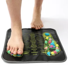 Fotmassager Fotmassage Pad Chinese Health Care Reflexology Walk Stone Pain Relieve Mat Pad For Relax Body Pain Health Care 230826