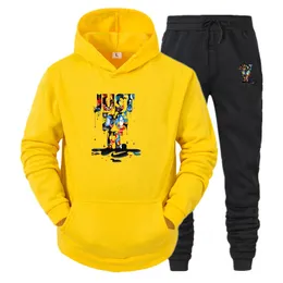Mens Tracksuits sportswear Suits Spring-autumn Hoodie tracksuit Casual Jogger Suit 2 piece set training hodie Trousers Tracksuits Man Joggers