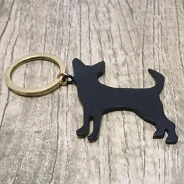Keychains Chihuahua Keychain Custom All Kinds Of Animal Key Chain The Black Metal Jewelry For Men Or Women