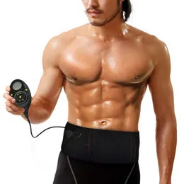 Back Massager EMS Electric Abdominal Muscle Slimming Bälte Lossa vikt Fitness Massage Sway Vibration Belly Muscle Midje Trainer Stimulator 230826