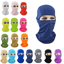 Motosiklet Yüz Maske Bisiklet Balaclava Tam Kapak Buffları Hat Balaclava Lycra Kayak Neck Yaz Güneş Ultra UV Koruma İnce Toptan Satış