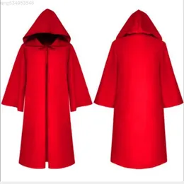 Halloween Costumes Medieval Renaissance Cape Mens Women Child Cosplay Death Hooded Costume Accessories Cloak Puffnrhd