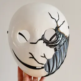 Maski imprezowe dwa wielkie oczy Scary Demon Full Face Mask Horible Horn Mask