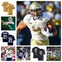 Maglia da calcio Georgia Tech Yellow Jackets 10 Kenan Johnson 44 Kyle Efford 5 Clayton Powell-lee 85 Billy Ward 21 Omar Daniels 29 Nico Dowdell 58 Best 13 Paul