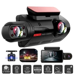 Mini-Kameras, Mini-Videorecorder für Auto-DVR mit Bildschirm, Dash-Kamera, Fahrrekorder, Loop-Aufnahme, Dual-Objektiv, drehbar, automatische Parküberwachung, 230826