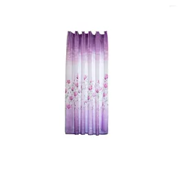 Curtain Panel Voile Drape Fabric 1 Leaves Tulle Window Housekeeping Organizers