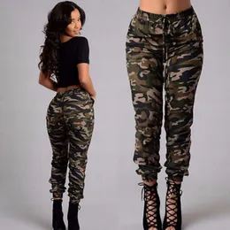 Women's Pants Capris Stretchy Waistband Convergent Trousers Fashion Plus Size Camouflage Stylish Skinny Army Green Jeans Pants Women 230826