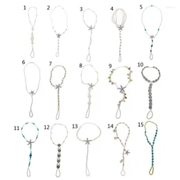 Anklets Jewelry Accessory 2x 발목 팔찌 발 체인 진주 사슬 맨발 샌들 해변 웨딩 발 장식 517f