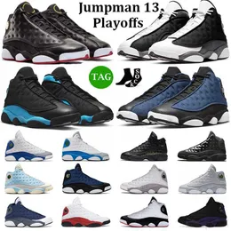 CNCOg Jumpman 13 Playoffs Basketball Shoes Men Women 13s University Blue Black Flint Black Cat French Blue He Got Game Mens Trainers Outdoor Sneakers