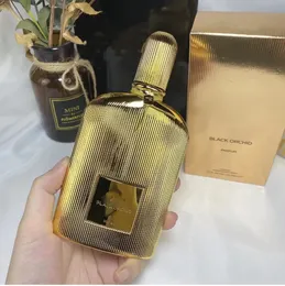 Wysokiej jakości pachnące pachnące kobiety Złote czarne orchidea perfumy 100 ml eau de parfum długotrwały szary wetiver perfumy Kolonia naturalny dezodorant sprayu