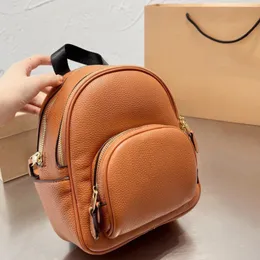 Schultaschen Mini-Rucksack aus echtem Leder, breite Schultergurte, lässiger Reißverschluss, kleine Kapazität, tragbare Damentaschen, Mochila-Tasche für Damen, Geldbörse 230826