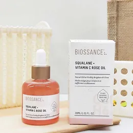 BIOSSANCE TWARZ Serum oleju 30 ml/1floz biossance kłylanowy witamina C Olej różany 50 ml/1,7floz biossance kadanetowy miedoprobrzycy wolny słupek