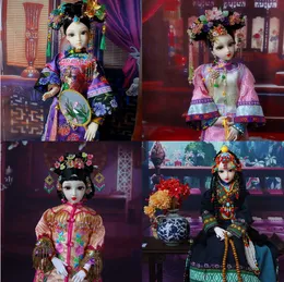 人形45 cm古代中国の衣装付きプラスチックの女の子人形codf 1213 230826