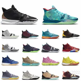 Designer Kyries 7s Mens Basketball Shoes Kyrie 5 Special-fx Pale Ivory Anime Hip Hop Horus Brown Green Irving 7 Trainers Outdoor Sports Sneakers Soundwave 4mh2