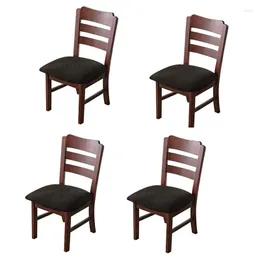 Pokrywa krzesła 4-częściowe zdejmowane umywalne rozciągające się siedzenie przeciwbólowe Anti-Dust jadalnia poduszki zbiorcze
