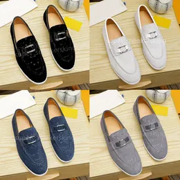 New Designer Shoes Men Loafers Flat Low Top Suede Cow Leather Oxfords Casual Shoes Moccasins Loafer Slip Sneakers Dress Shoes Size 35-46 With Box