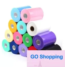 Moda Tiul Roll Spool 6 "x100YD siatka ślubna Sheer Decor Banner Garland Fręb krzesło łuk bowcy diecz