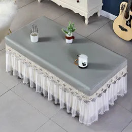 Table Cloth Tea table cloth dust cover Europe type art rectangle household double TV ark_Ling335 230828