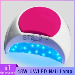 Nageltorkar SUN2C LED -nagellampa 48W/80W UV -manikyrlampa för härdning av alla gel 33 pärlor LED med skärm nageltork automatisk induktion x0828