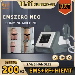 2023 mais recente RF DLS-EMSLIM Neo EM Máquina de escultura corporal eletromagnética estimula o emagrecimento 15 Tesla reduz a gordura esculpida 200HZ MÁQUINA