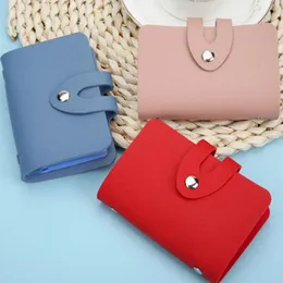 Card Holders 24 Slots Holder Business Pocards Bank Credit ID Case Portable Wallet Cash Clutch Desk Organizer