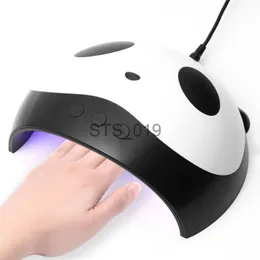 Nail Dryers CNHIDS Cute Panda LED UV Nail Dryer Black White 36W UV GEL Curing Lights 60s/90s/120s Smart Auto Sensor USB Portable Manicure x0828