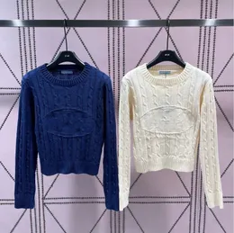 Дизайнерский женский свитер осень и зимний петля нового стиля