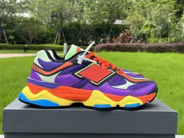 9060 Balances Joe Women Shoes Suede U9060nbx Designer Prism Purple Vibrant Spring Glow Outdoor Trainer Sneakers 36-46