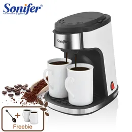 Ręczne młynki do kawy amerykańskie urządzenia kuchenne Automatyczne urządzenia kuchenne Automatyczne napar herbaty proszek mleko ceramiczny podwójny filiżanka 230828
