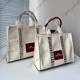 Fashion Marc Totes Designer-Handtasche Umhängetasche Damentasche Große Kapazität Canvas Tote Handtasche Messenger Bag Wallet Bag 230828