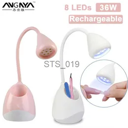 Suszarki paznokci 36 W ładowna mini lampa paznokciowa UV światło do żelowych paznokcie przenośna suszarka do paznokci Lampa LAMPA LAMPA LAMPA LAMONA DO MANICURE X0828