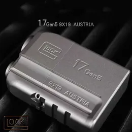 Glock 17 Titanyum Alaşım 6.2*4.2*1.9cm Gazyağı Yaratıcı Serisi Kişilik Çakmak Kabuğu 0syo