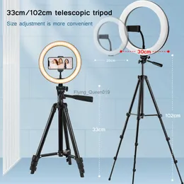 26cm zdjęcie Ringlight Selfie Pierścień Ring Light Telefon Zdalne sterowanie Lampa Fotografia Oświetlenie z statywem stojak na YouTube wideo HKD230829