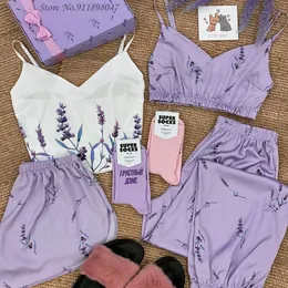 Damen-Nachtwäsche, sexy Blumendruck, Hochzeits-Roben-Set, Seide, lässig, intime Dessous, Nachthemd, Nachthemd, weiche Homewear, Heimkleidung, Kleid 230828