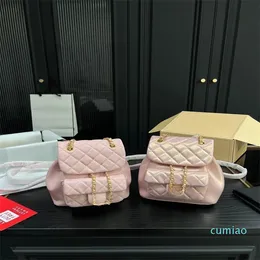 23ss Designer Women's bags Mini Backpack Pearl Pink Backpacks Shoulder bags Cross body Purses Card Holder Quilted Genuine Leather mini Fashion Handbags