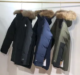 23ss homens designers jaquetas comprimento para baixo co-branding gola de pele carta bordado roupas stand mens à prova de vento e impermeável Outerwear Parkas