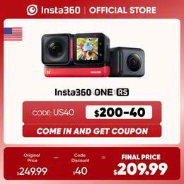 Insta360 ONE RS Waterproof 4K 60fps Action Camera 5.7K 360 Camera with Interchangeable Lenses Twin/ 1-Inch/ 4K Edition HKD230828